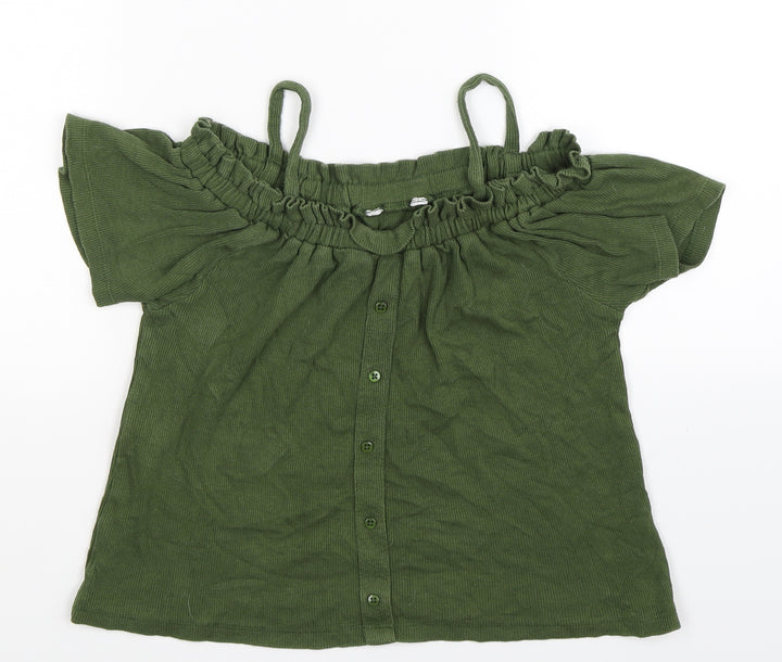 Primark Girls Green   Basic Tank Size 10 Years