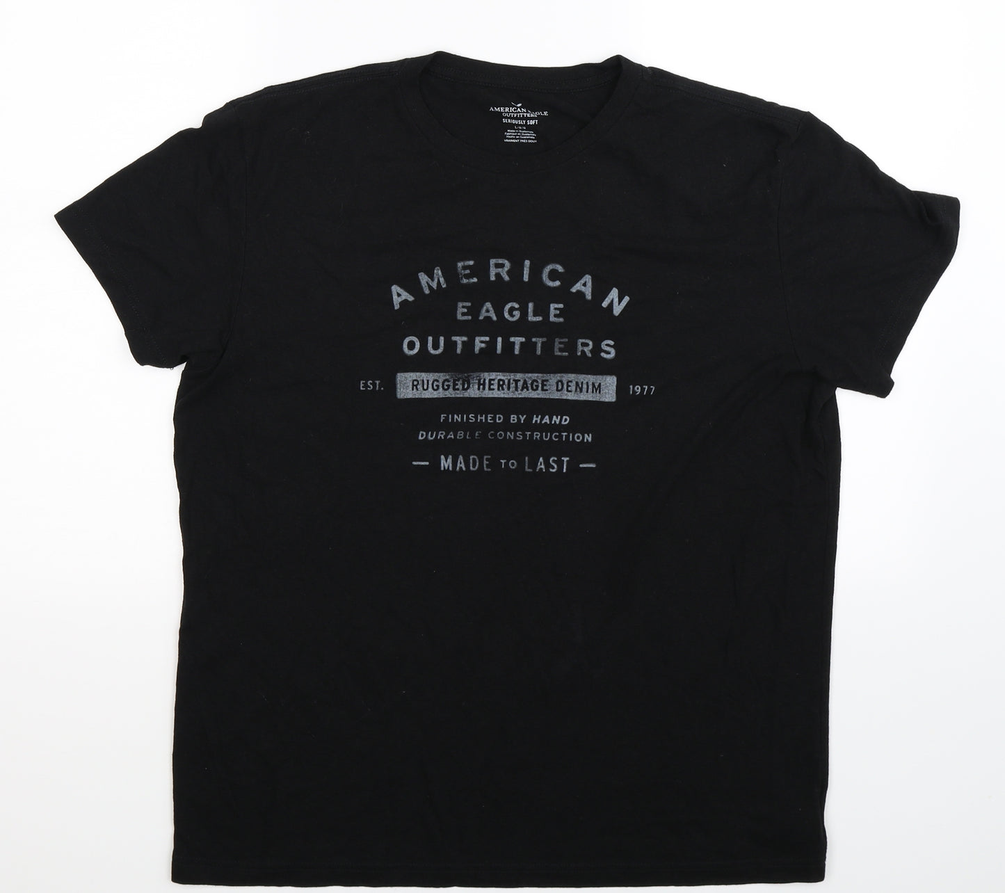 American Eagle Outfitters Mens Black    T-Shirt Size L