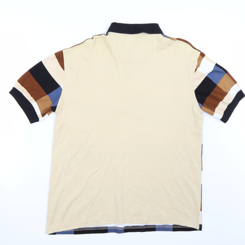 Tommy Hilfiger Mens Brown    Polo Size XL