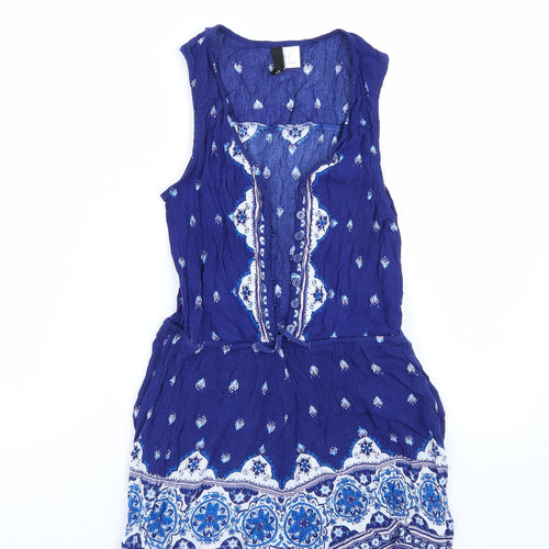 H&M Womens Blue   Playsuit One-Piece Size 4