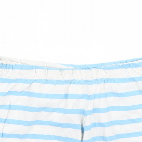 ASOS Womens Blue Striped  Sweat Shorts Size 8