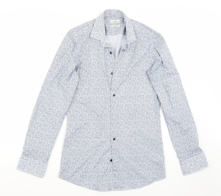 NEXT Mens White    Button-Up Size 14
