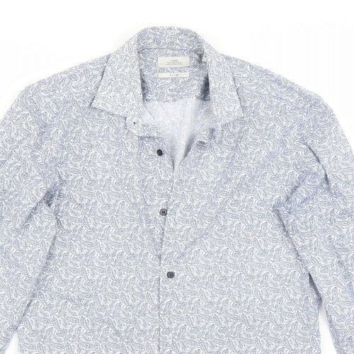 NEXT Mens White    Button-Up Size 14