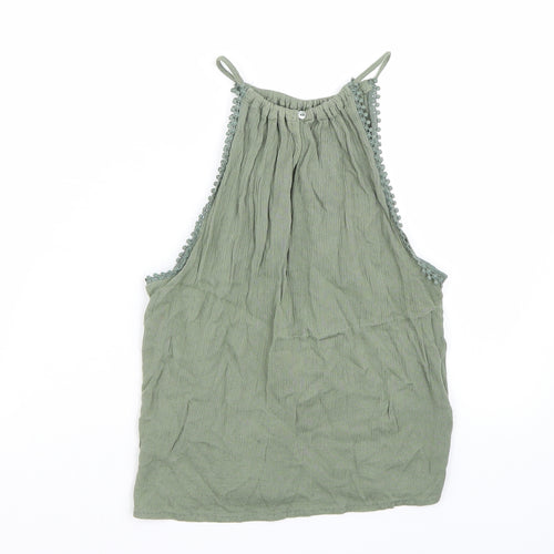 H&M Womens Green   Basic Tank Size 4