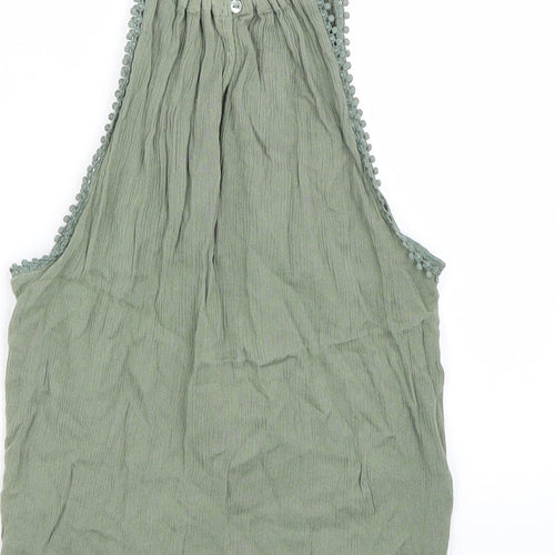 H&M Womens Green   Basic Tank Size 4