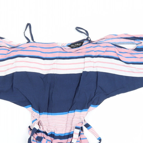 Miss Selfridge Womens Blue   Playsuit One-Piece Size 8