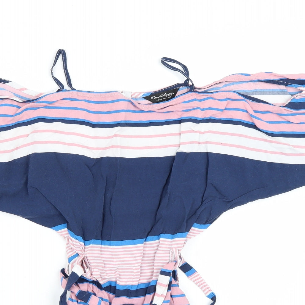 Miss Selfridge Womens Blue   Playsuit One-Piece Size 8