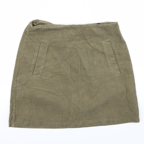 Newlook Womens Green   A-Line Skirt Size 12