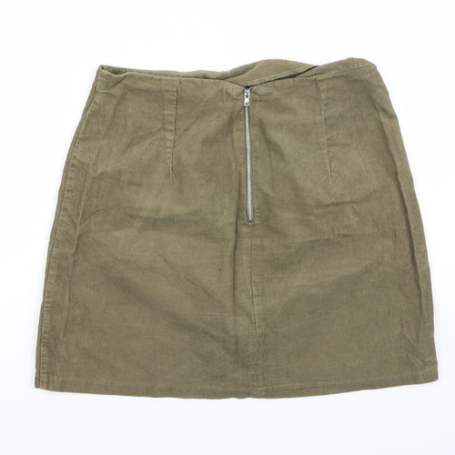 Newlook Womens Green   A-Line Skirt Size 12