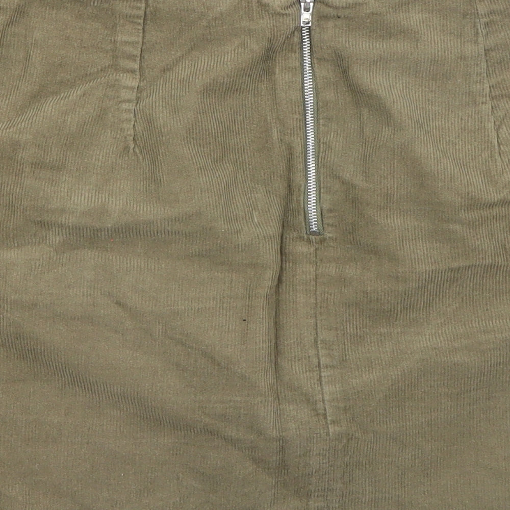 Newlook Womens Green   A-Line Skirt Size 12