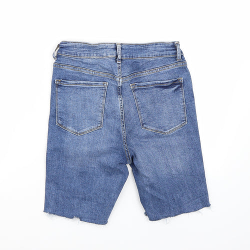 Denim & Co. Womens Blue   Bermuda Shorts Size 10 - v