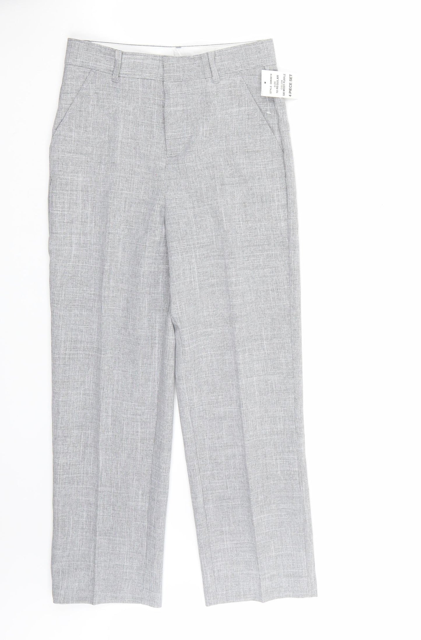 Preworn Womens Grey   Cropped Trousers Size 10 L25 in