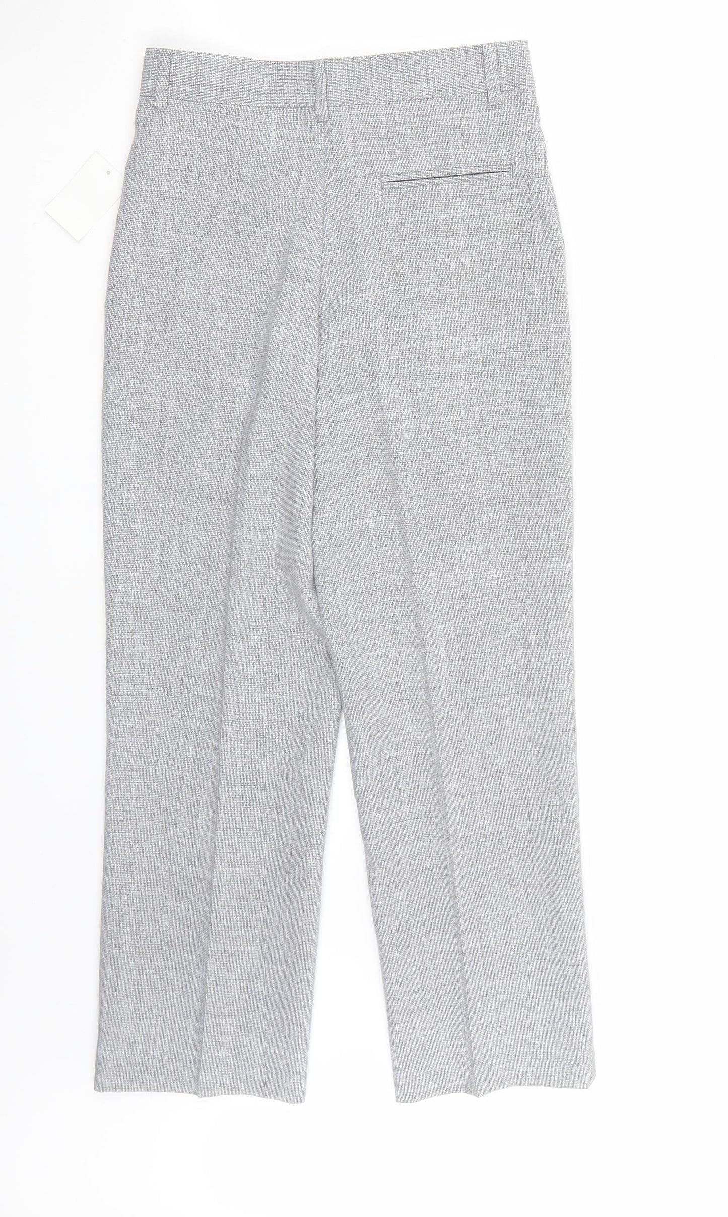 Preworn Womens Grey   Cropped Trousers Size 10 L25 in