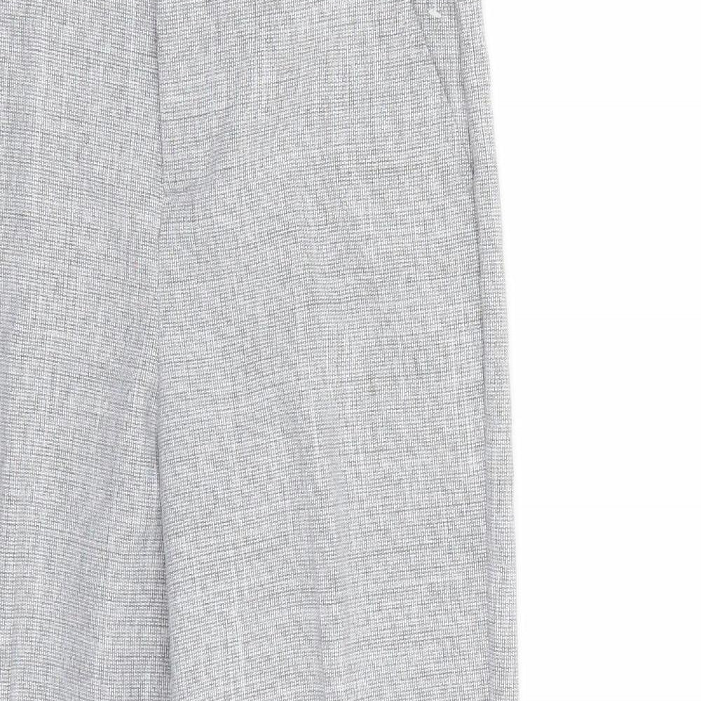 Preworn Womens Grey   Cropped Trousers Size 10 L25 in