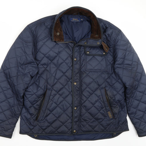 Polo Ralph Lauren Mens Blue   Jacket Coat Size 2XL