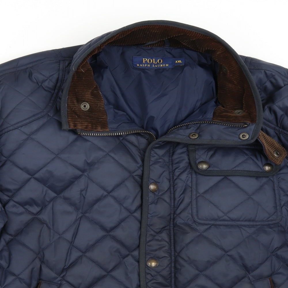 Polo Ralph Lauren Mens Blue   Jacket Coat Size 2XL