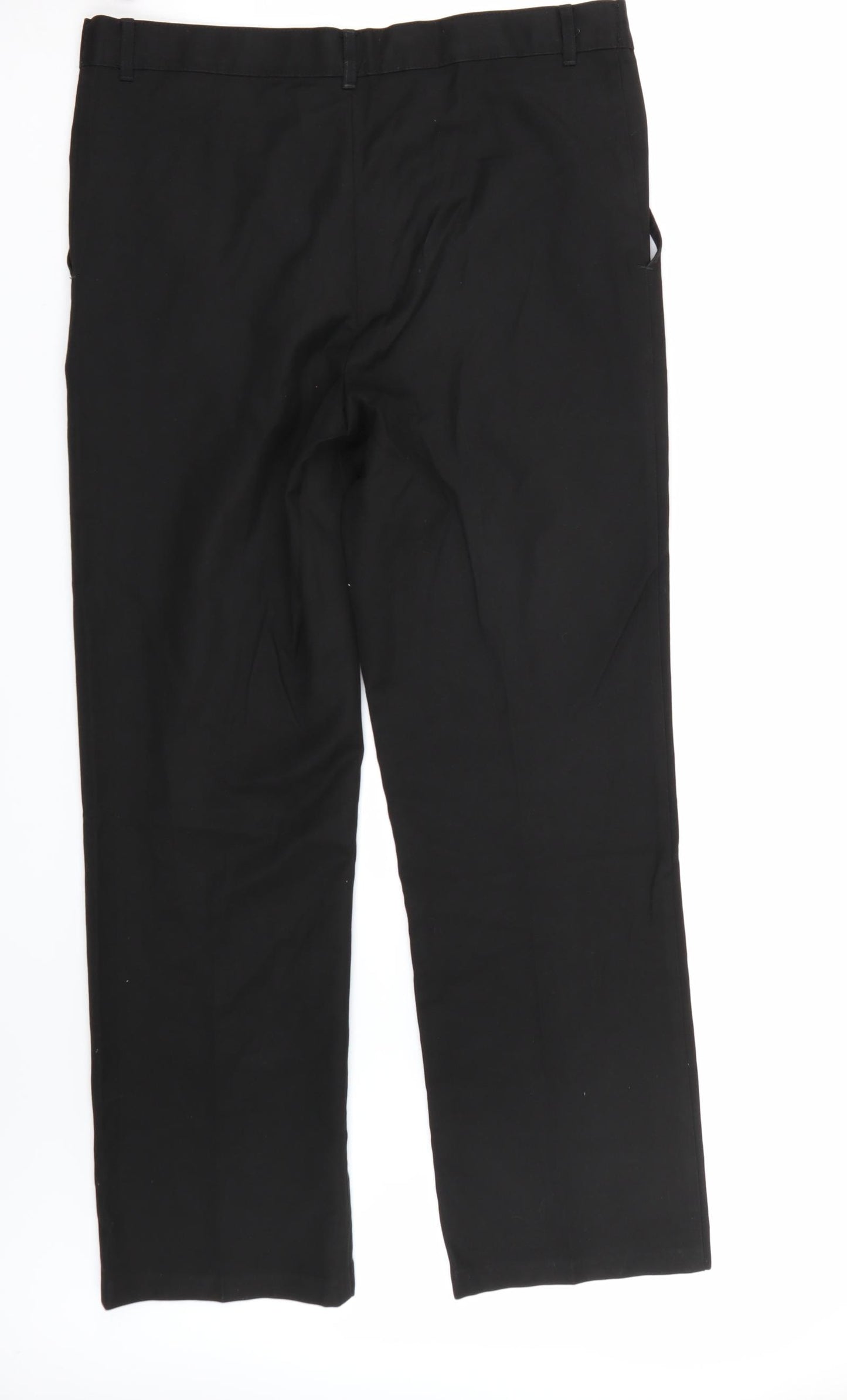 F&F Boys Black   Carrot Trousers Size 14 Years