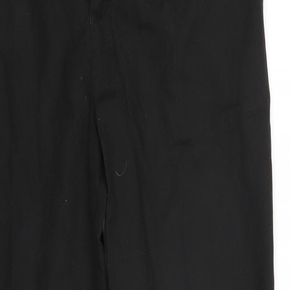 F&F Boys Black   Carrot Trousers Size 14 Years