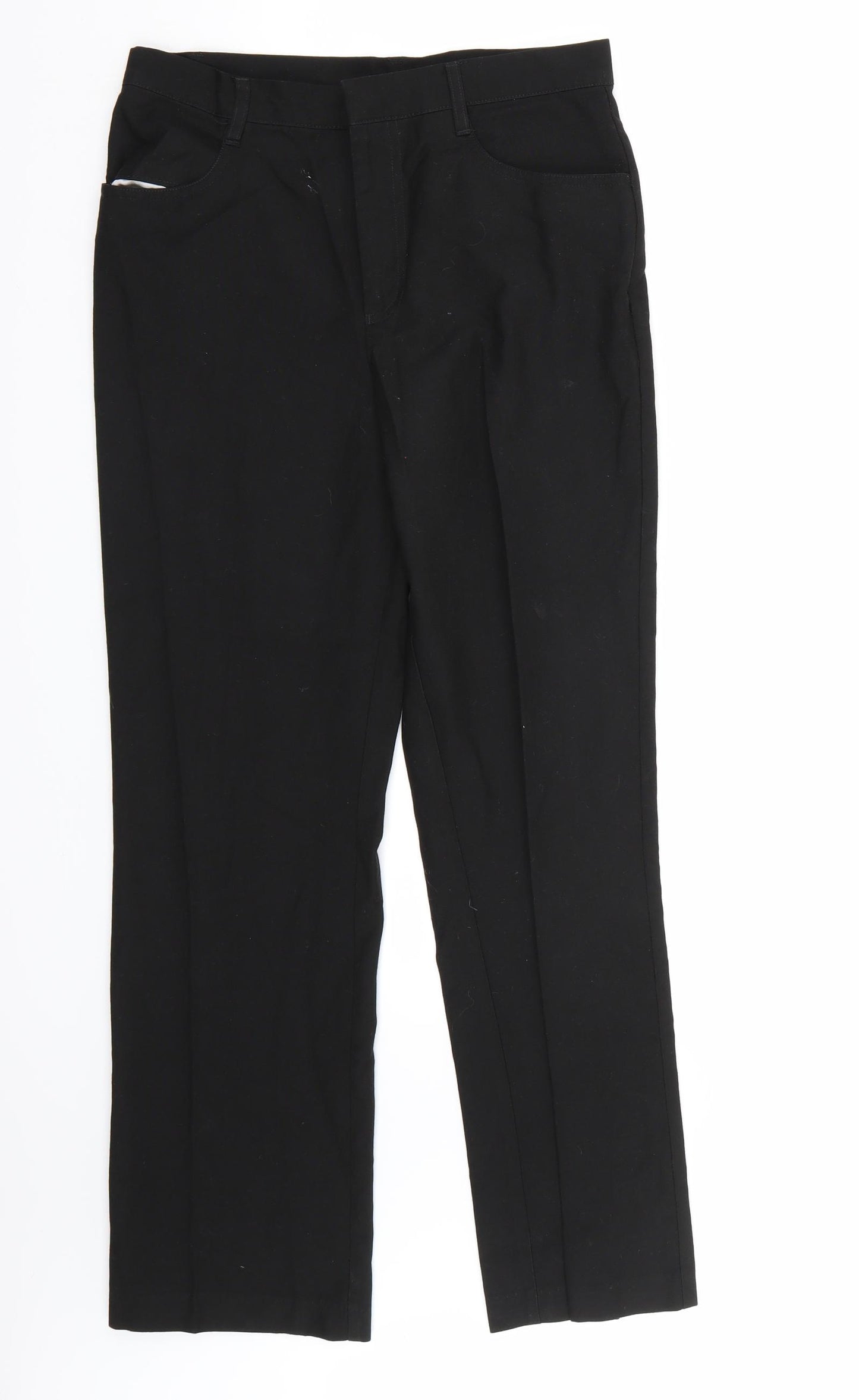 TU Boys Black   Carrot Trousers Size 13 Years