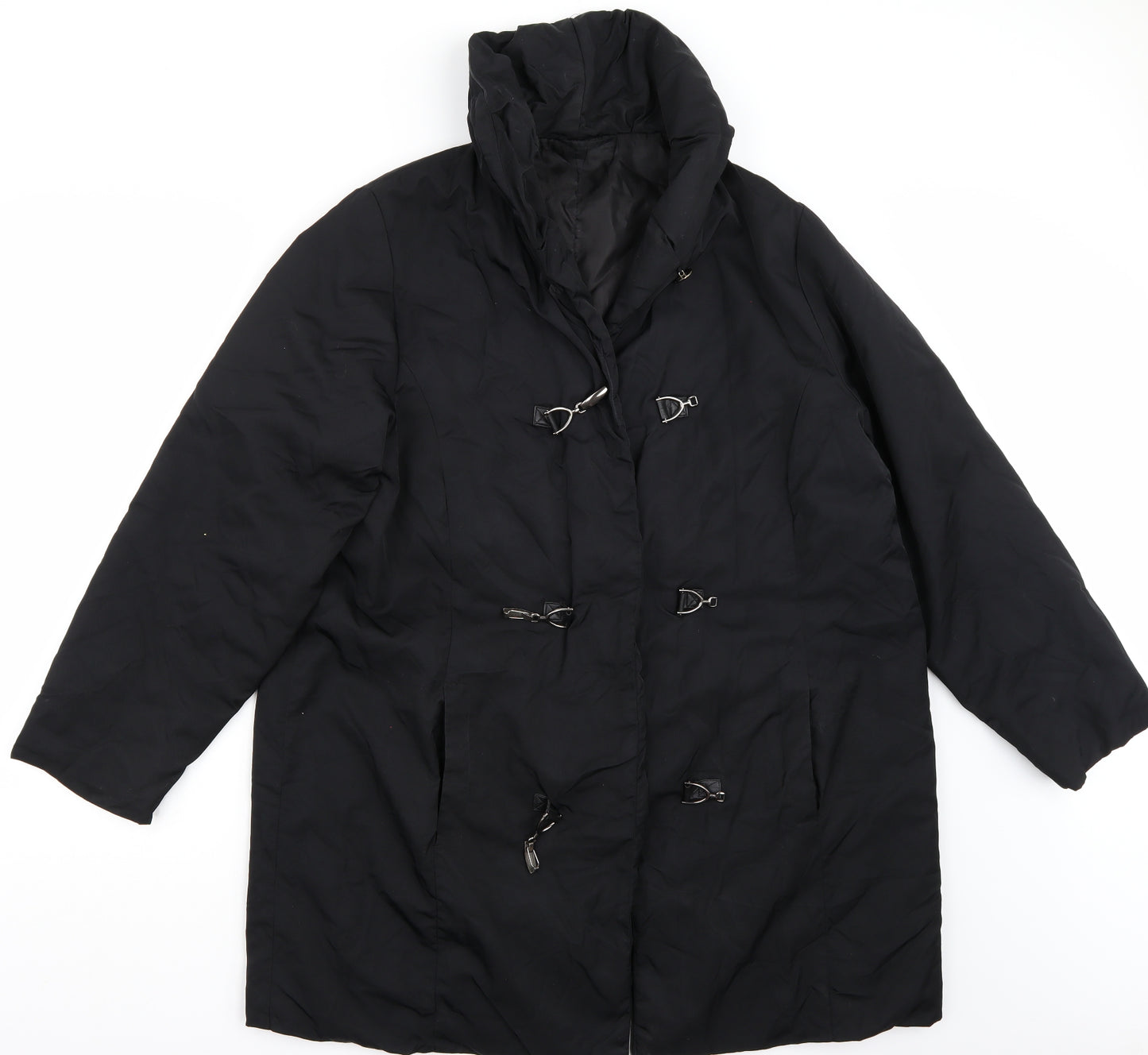Being Casual Womens Black   Jacket Coat Size 18