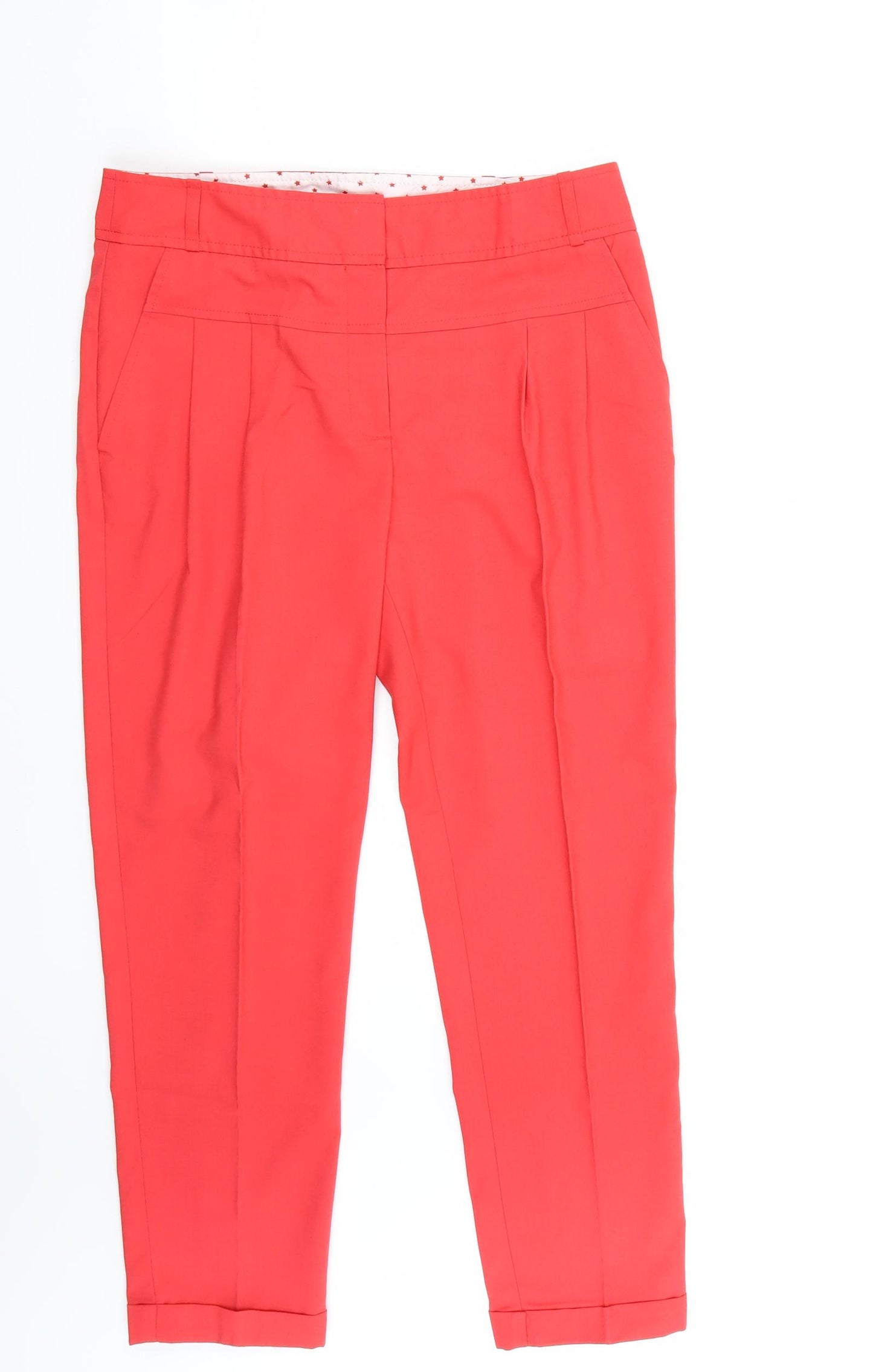 NEXT Womens Red   Trousers  Size 10 L27 in