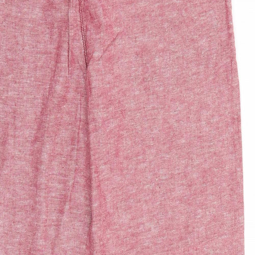 TU Womens Red   Trousers  Size 10 L28 in
