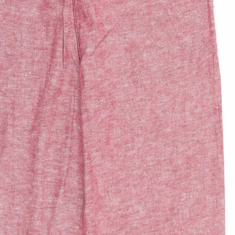 TU Womens Red   Trousers  Size 10 L28 in