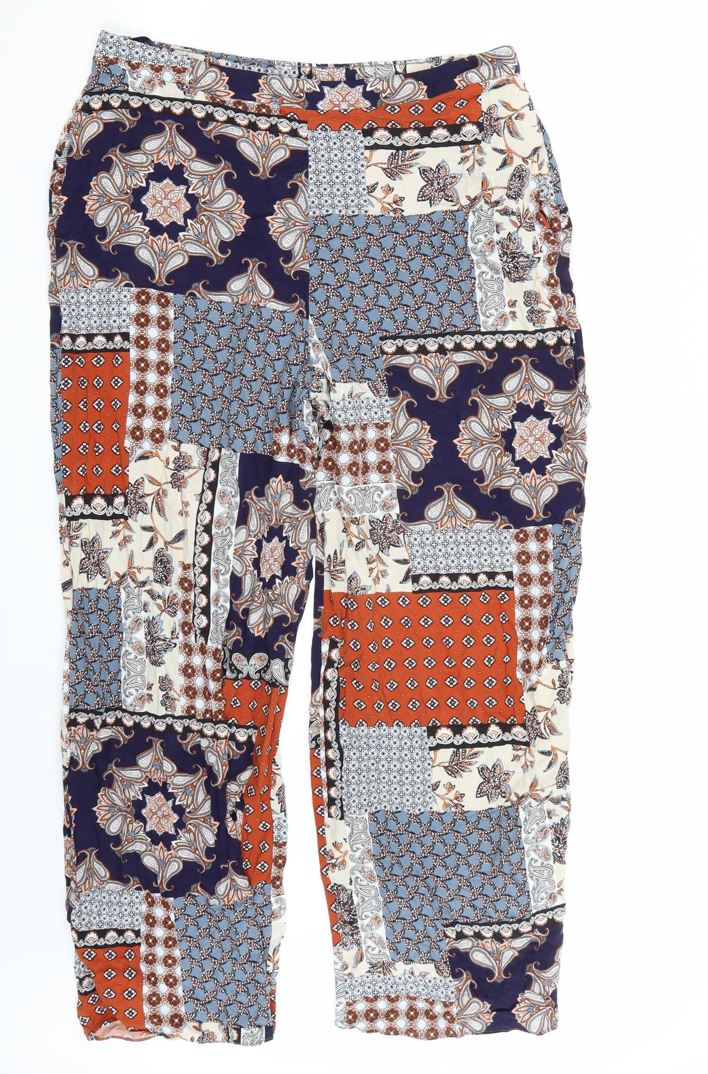F&F Womens Blue   Bloomer Trousers Size 16 L27 in