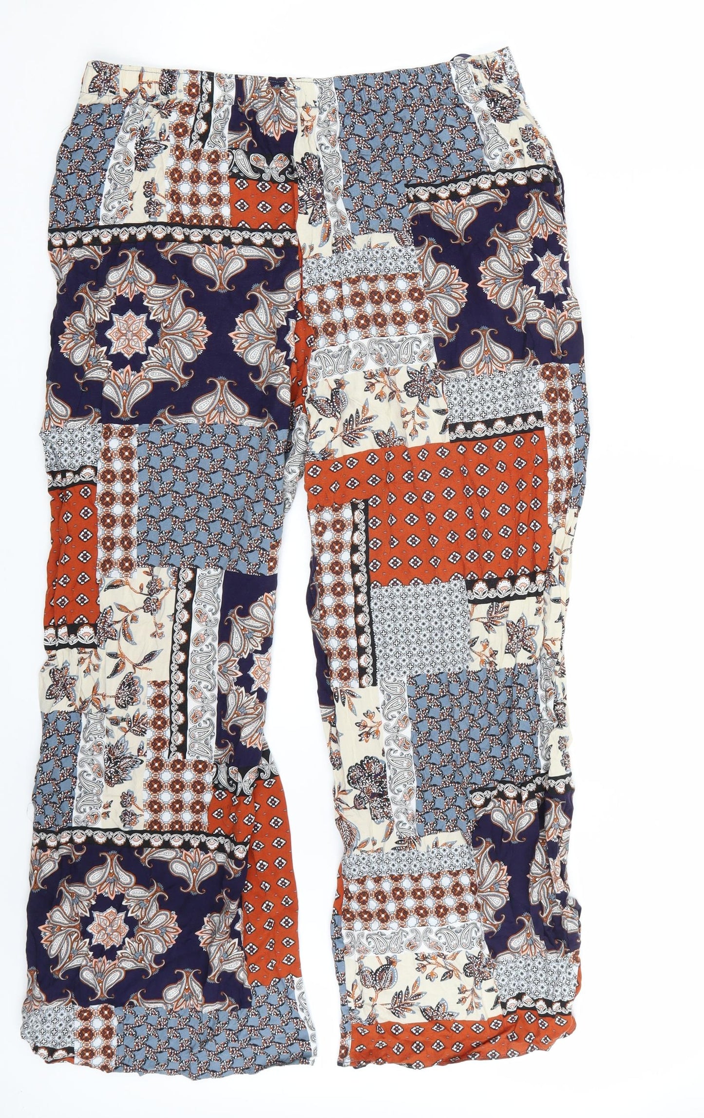 F&F Womens Blue   Bloomer Trousers Size 16 L27 in