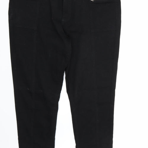 F&F Womens Black   Cropped Jeans Size 18 L28 in