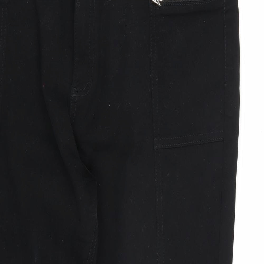 F&F Womens Black   Cropped Jeans Size 18 L28 in