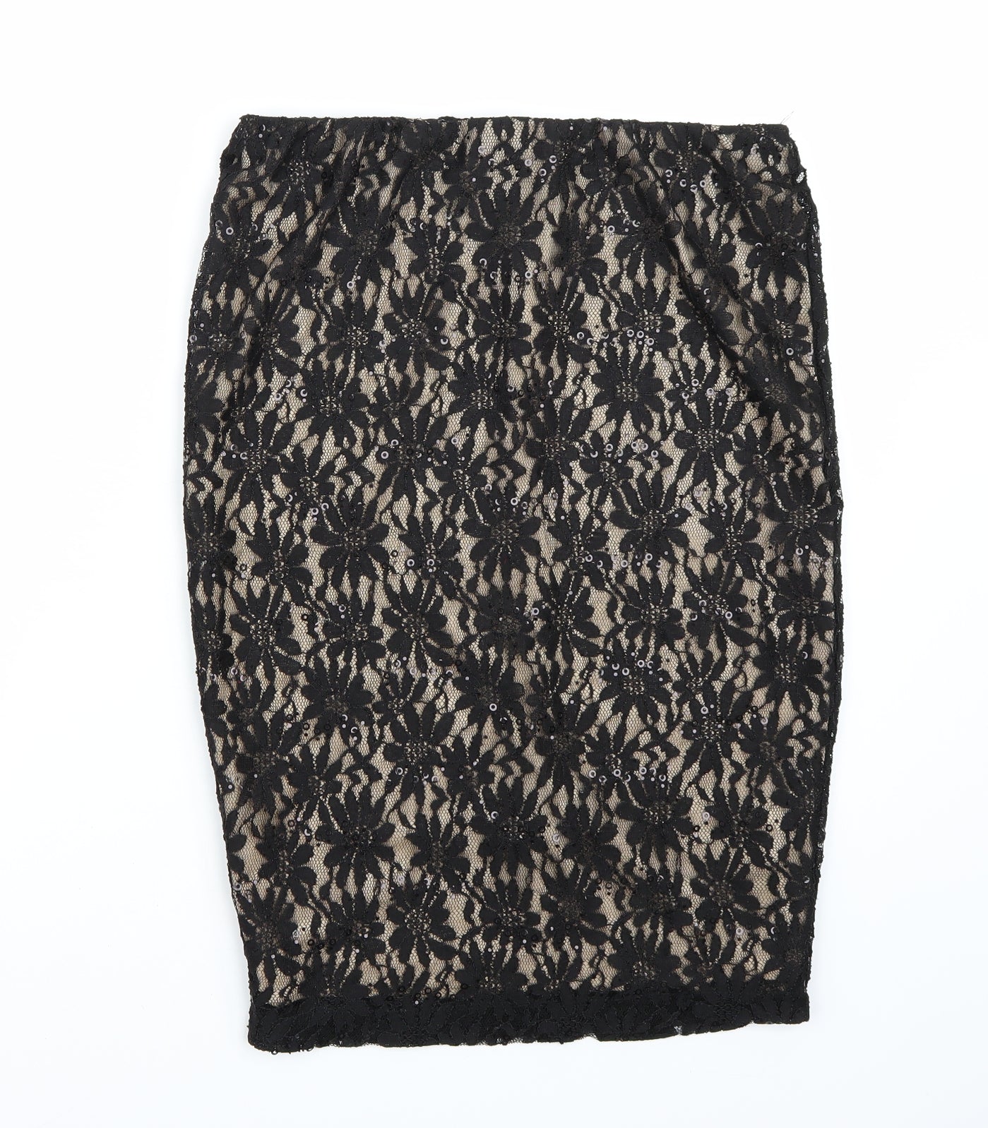 Peacocks Womens Black   A-Line Skirt Size 10