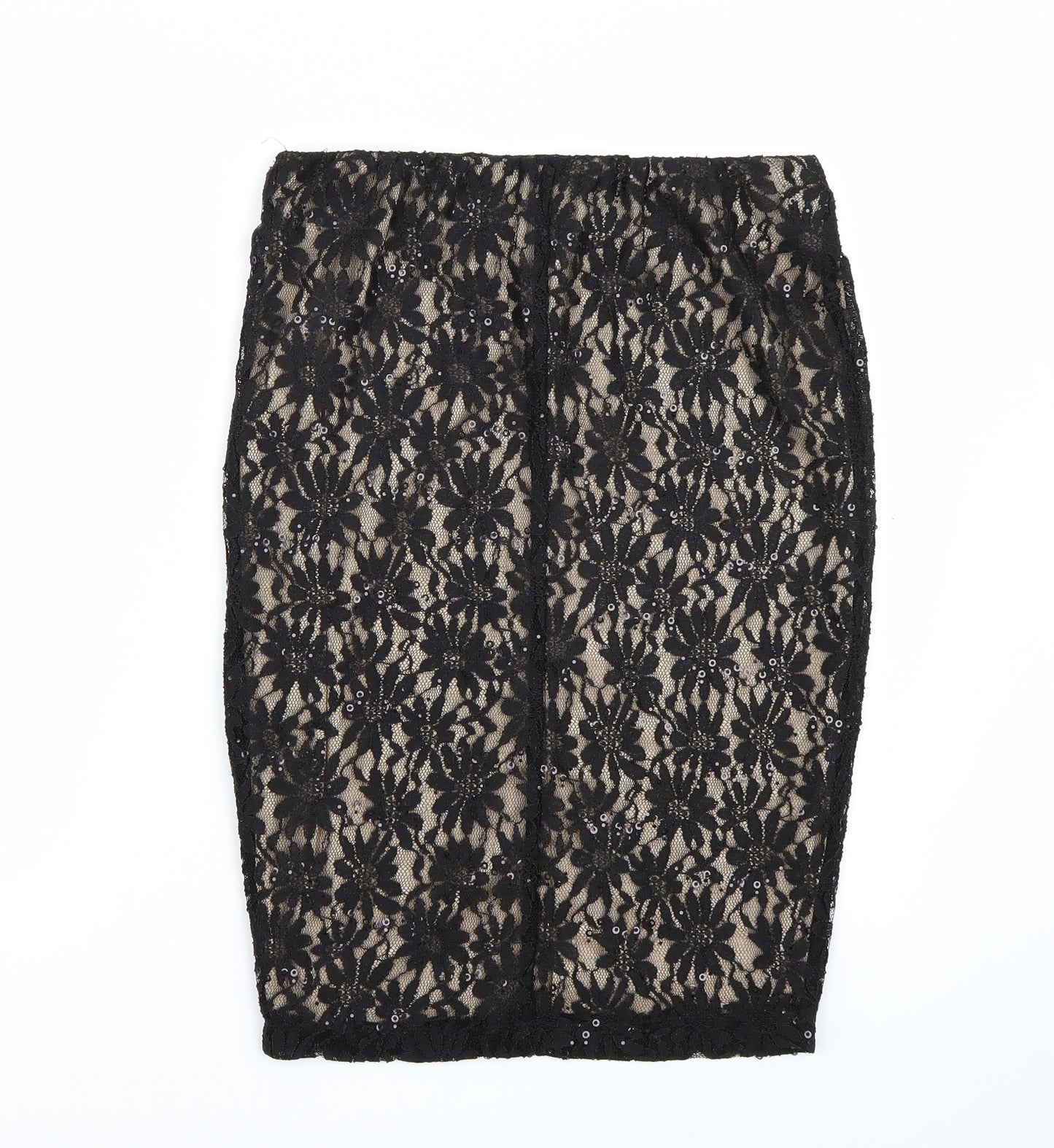 Peacocks Womens Black   A-Line Skirt Size 10