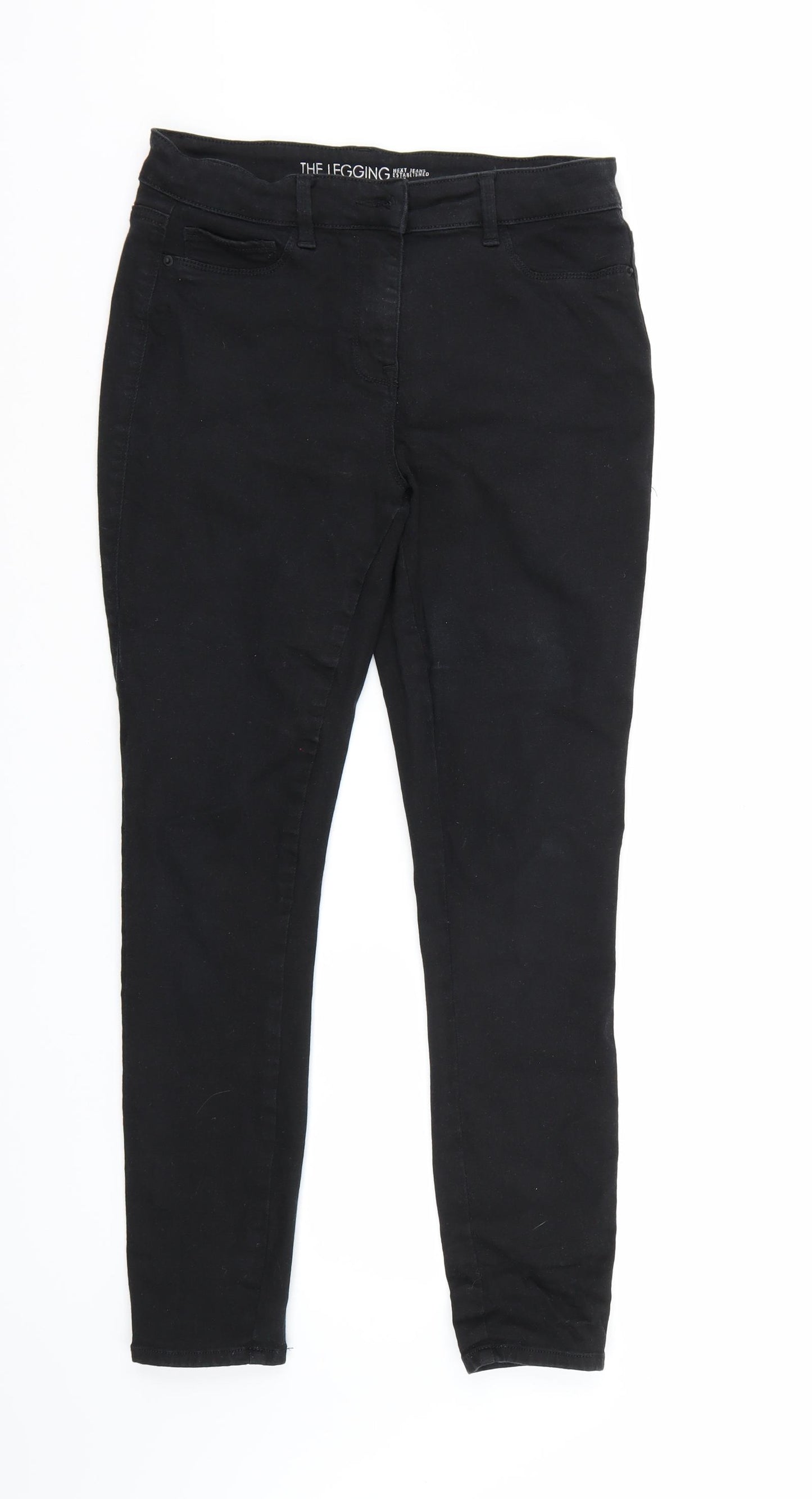 NEXT Womens Black   Skinny Jeans Size 12 L27 in