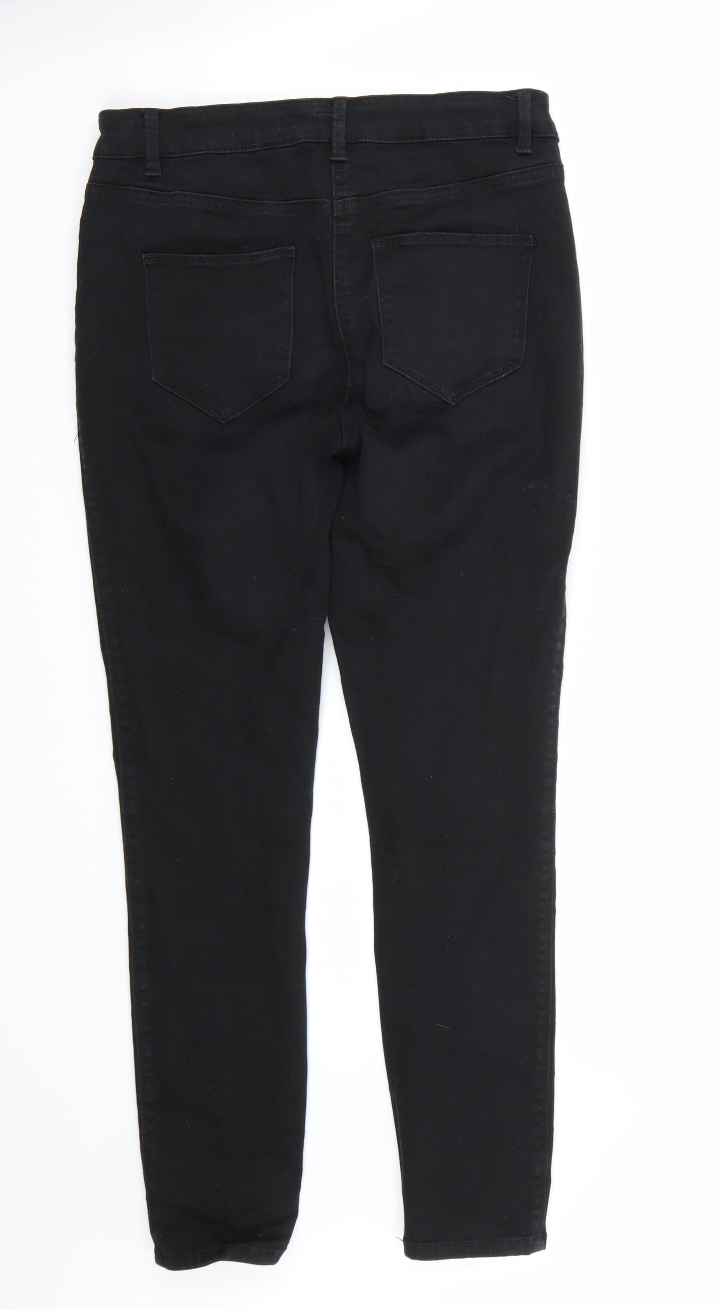 NEXT Womens Black   Skinny Jeans Size 12 L27 in