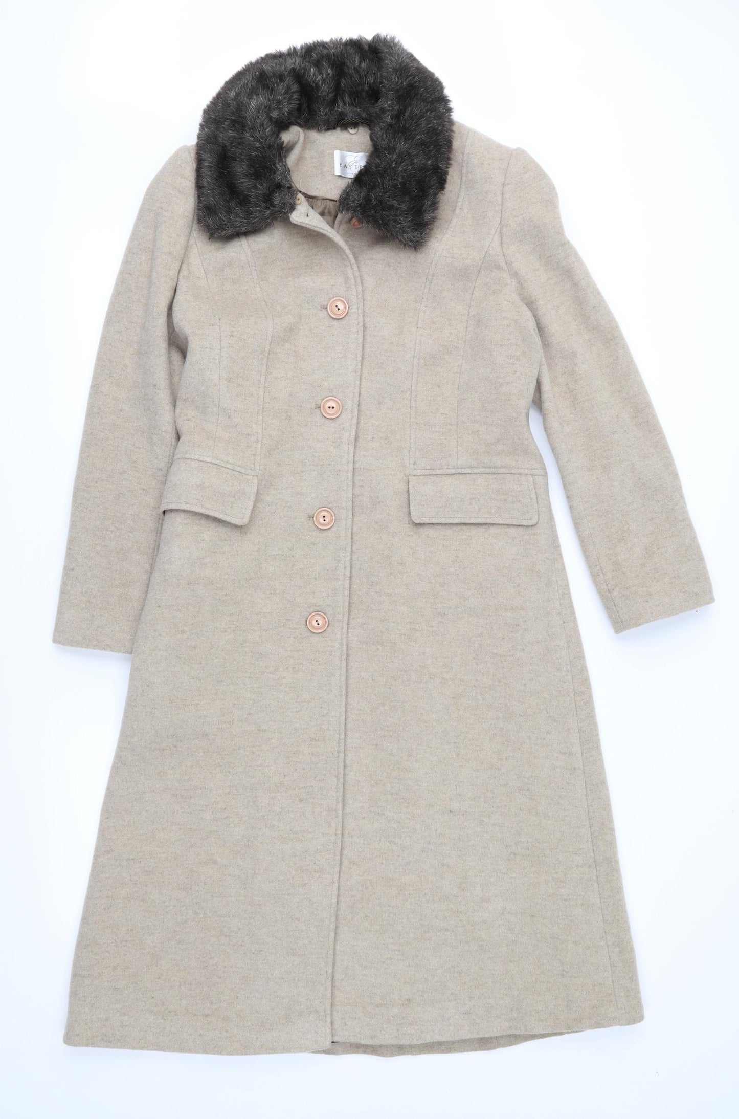 Eastex Womens Brown   Overcoat Coat Size 12