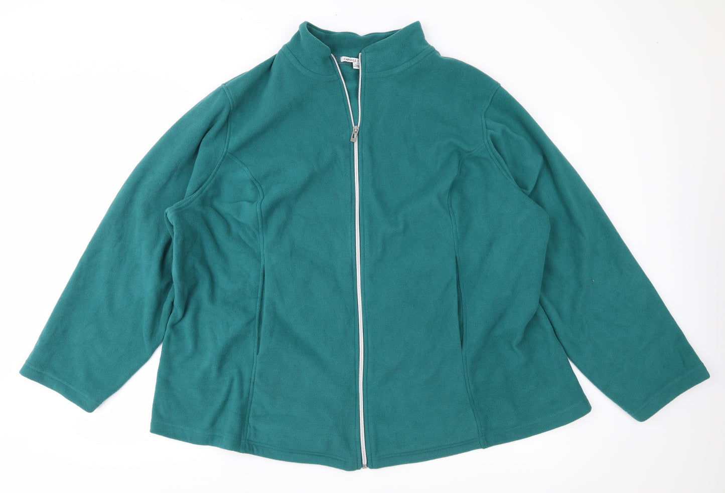 Capsule Womens Green  Fleece Jacket  Size 26