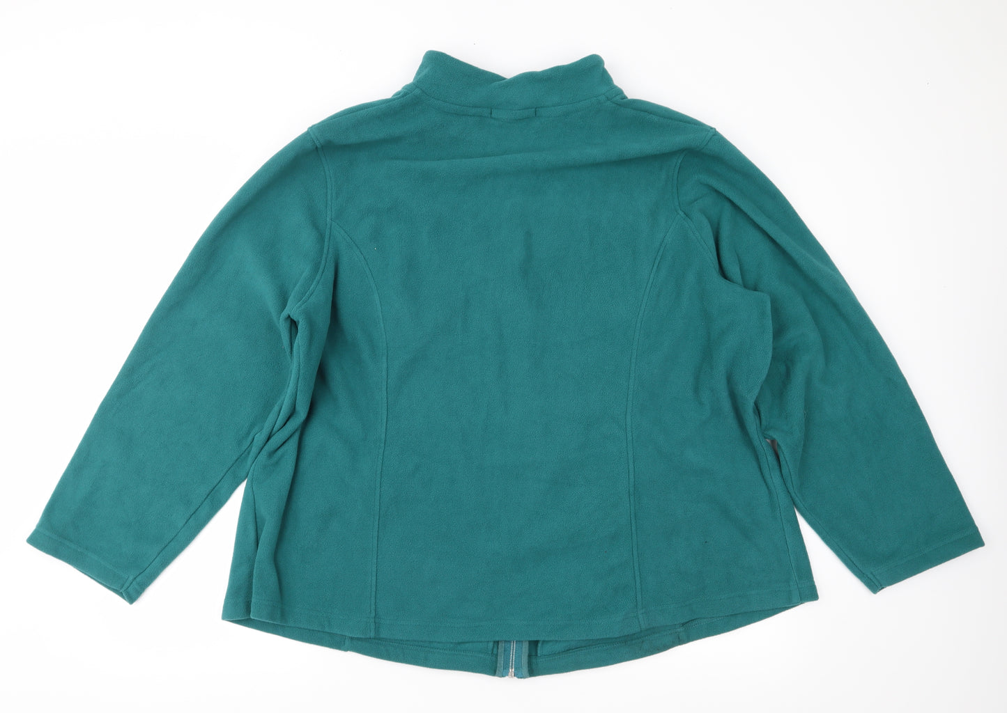 Capsule Womens Green  Fleece Jacket  Size 26
