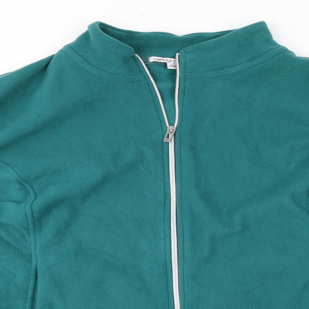 Capsule Womens Green  Fleece Jacket  Size 26