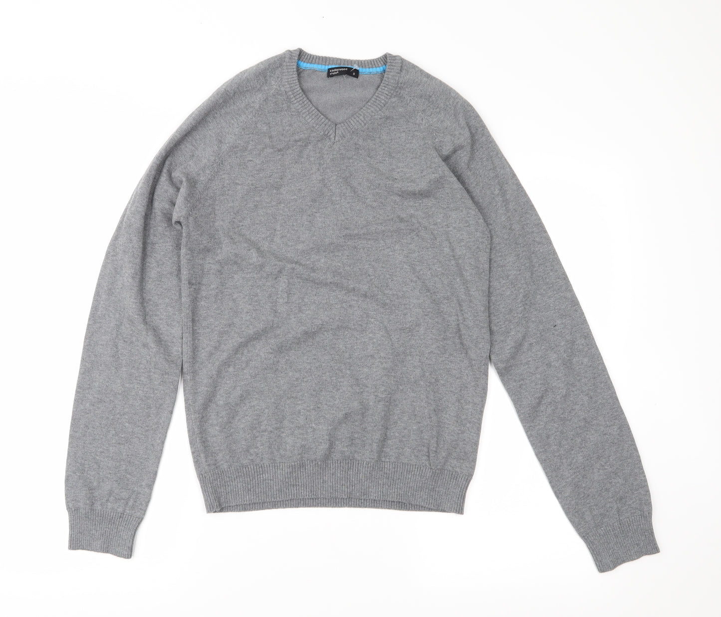 Cedar Wood State Mens Grey  Knit Pullover Jumper Size S