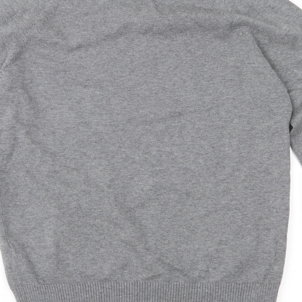 Cedar Wood State Mens Grey  Knit Pullover Jumper Size S