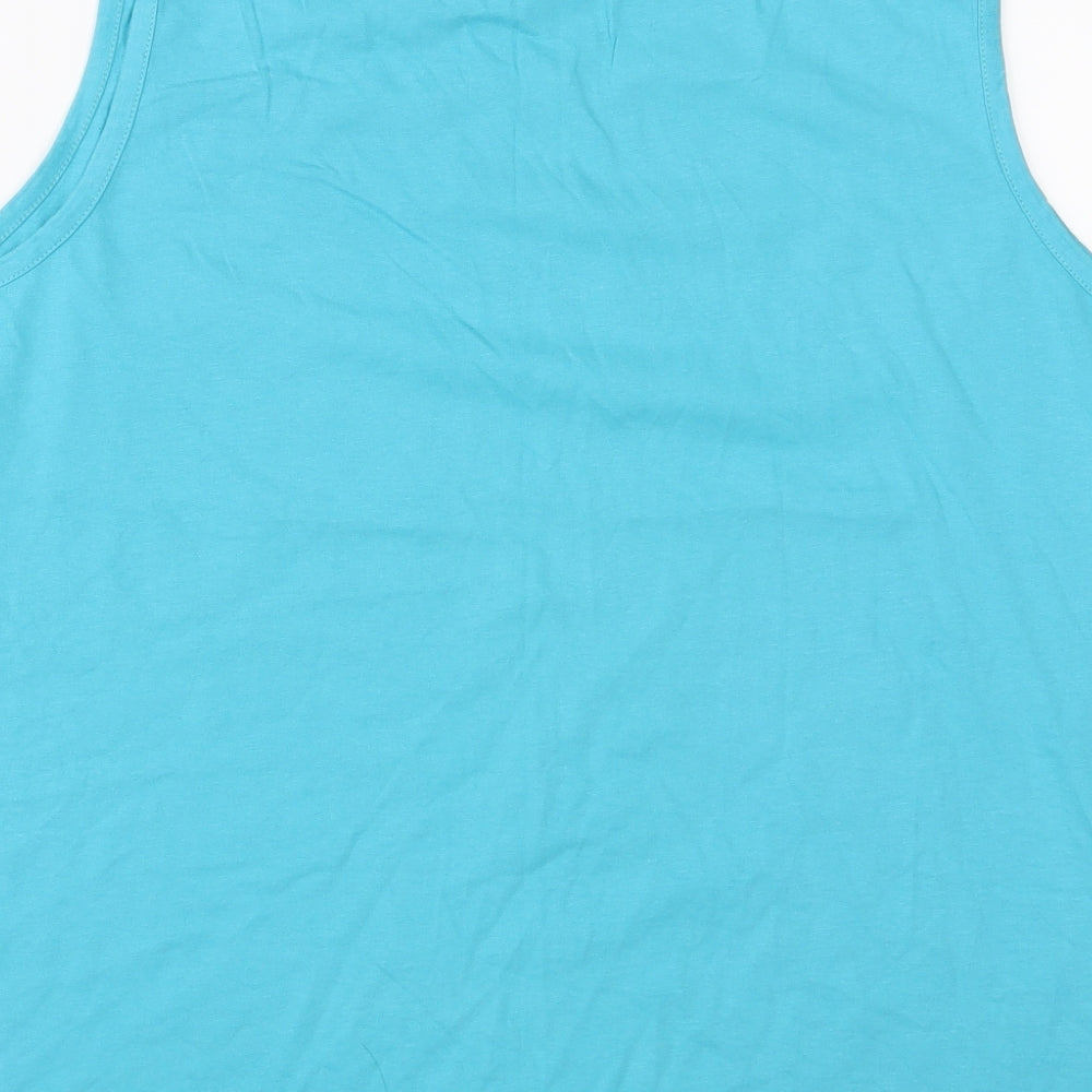 George Mens Blue  Jersey  T-Shirt Size L