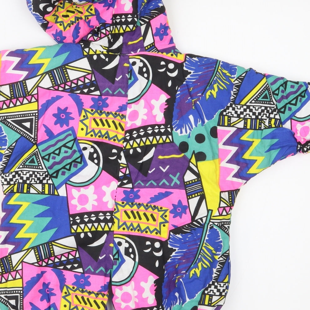Delorane Baby Multicoloured Geometric  Overcoat Snowsuit Size 6-9 Months