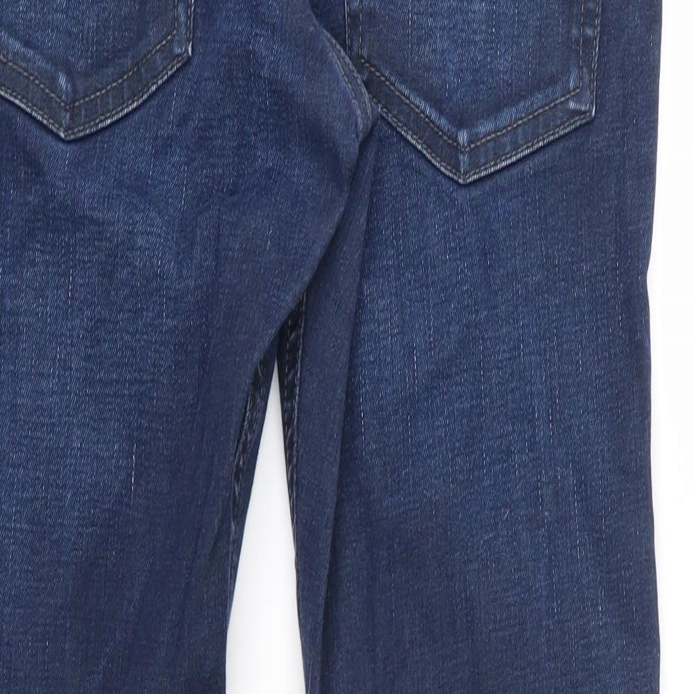 JACK & JONES Mens Blue  Denim Straight Jeans Size 32 in L30 in