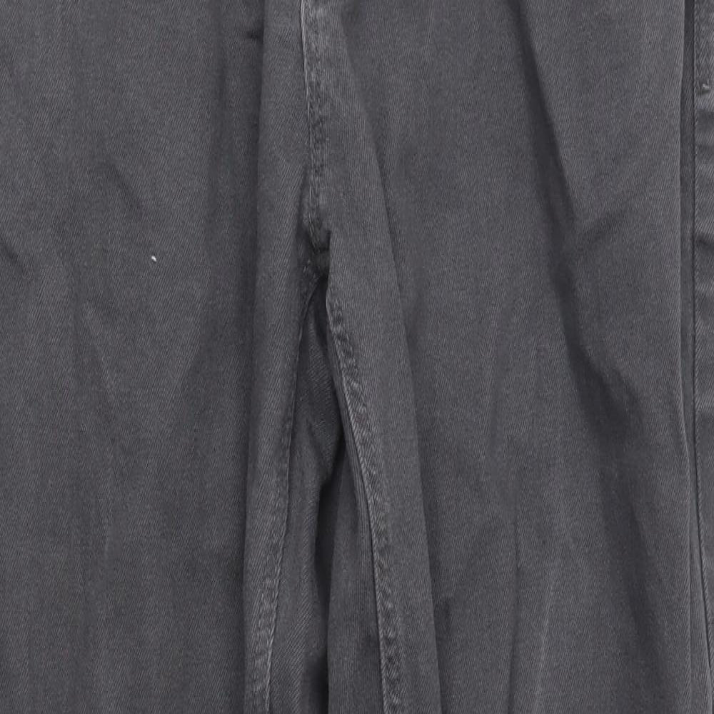 NEXT Mens Grey  Denim Straight Jeans Size 34 in L31 in