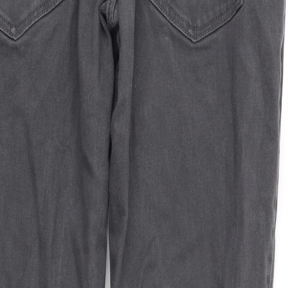 NEXT Mens Grey  Denim Straight Jeans Size 34 in L31 in