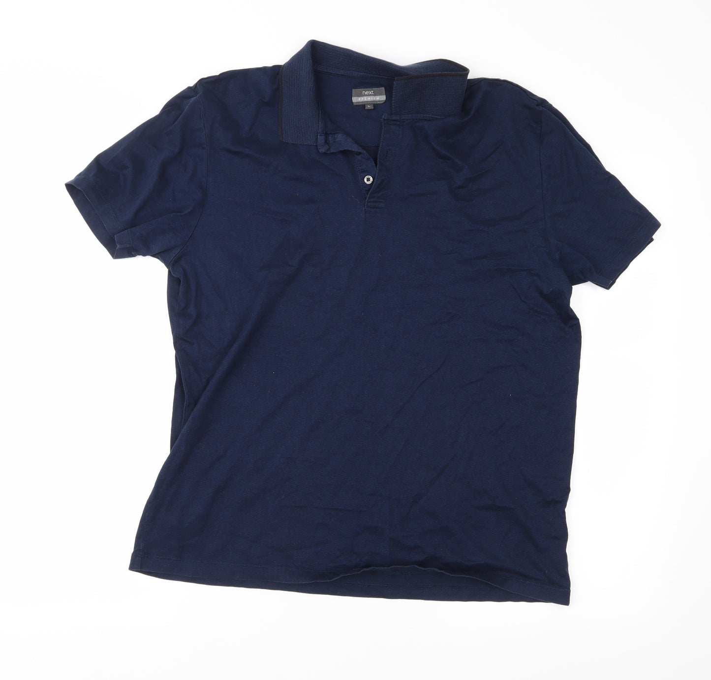 NEXT Mens Blue  Jersey  Polo Size L