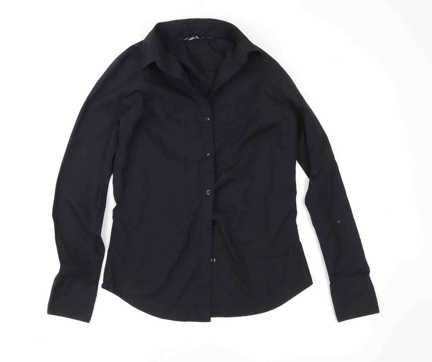 Premier Womens Black   Basic Button-Up Size 6