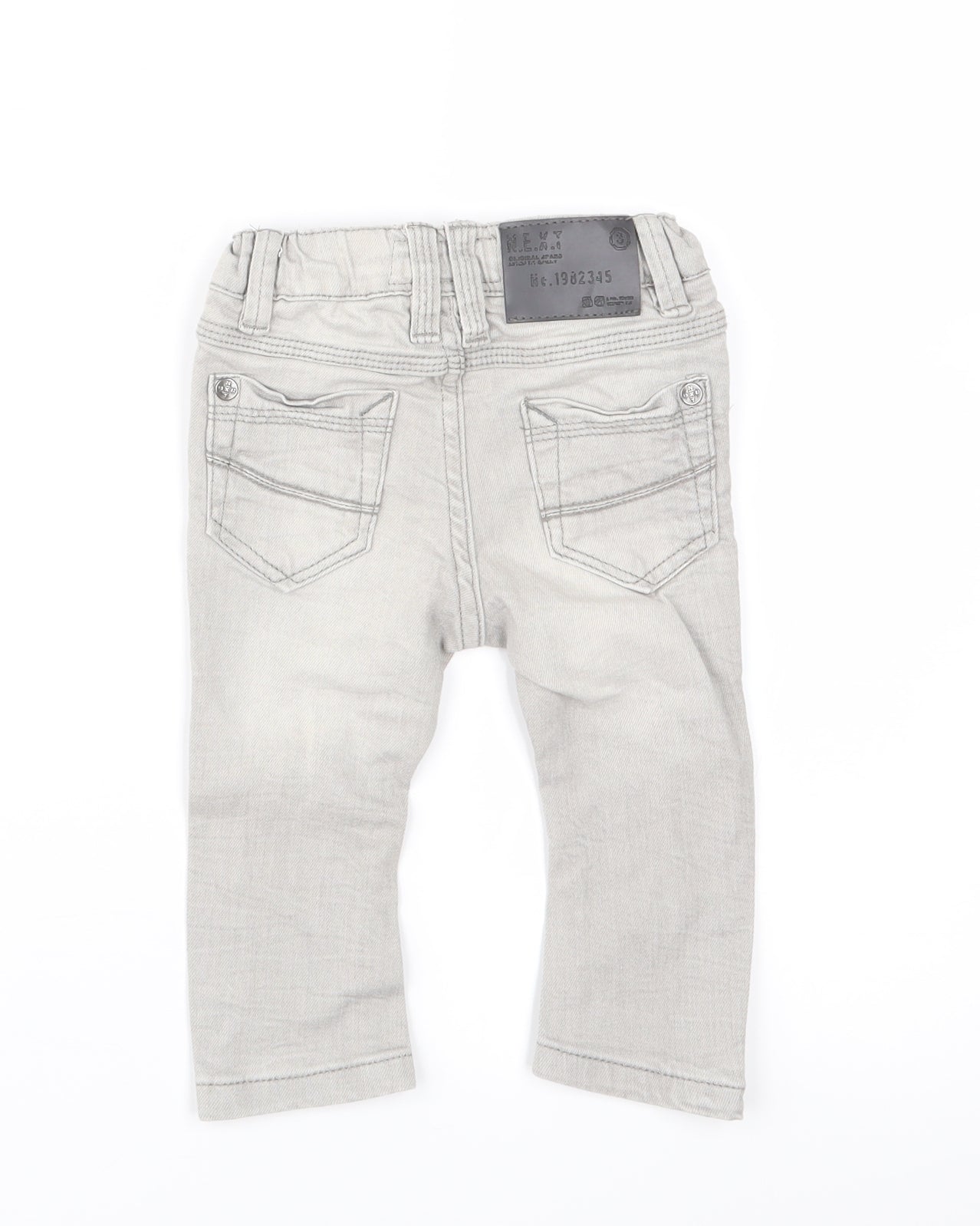 NEXT Boys Grey  Denim Capri Jeans Size 3-6 Months