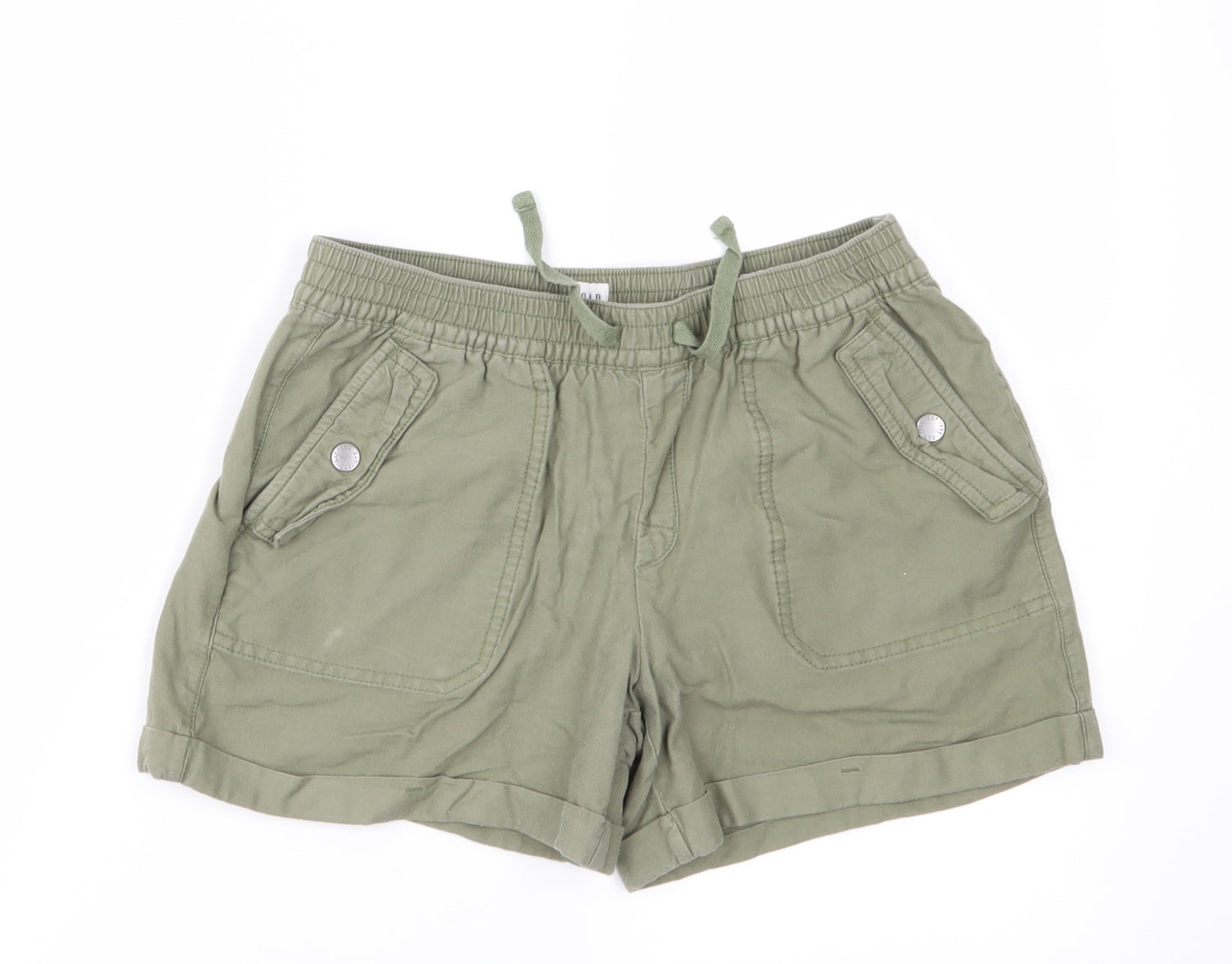 Gap Girls Green   Chino Shorts Size 14 Years